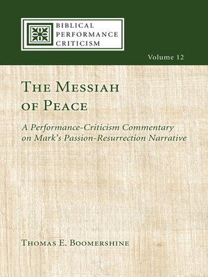 cover image of The Messiah of Peace